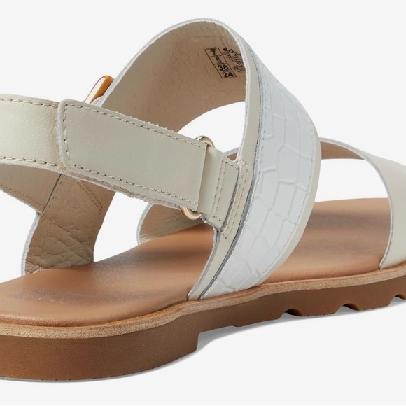 Sorel Ella III Slingback in White/Cream Leather - Picture 10 of 10